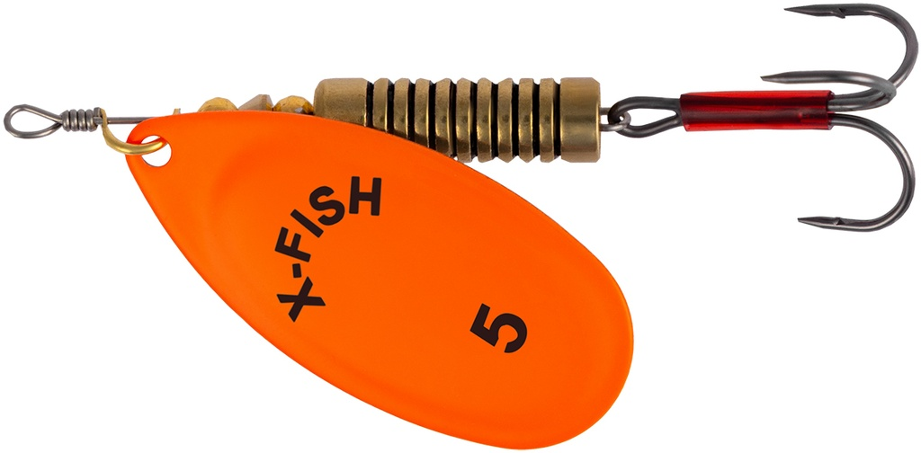 Pöörlev X-Fish Stark №5 14g Nikel UV orange 19170736