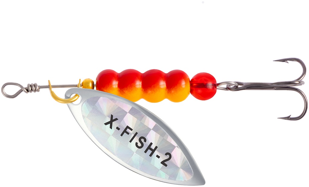 Pöörlev X-Fish Trophy №2 9g Silver rainbow 19170606
