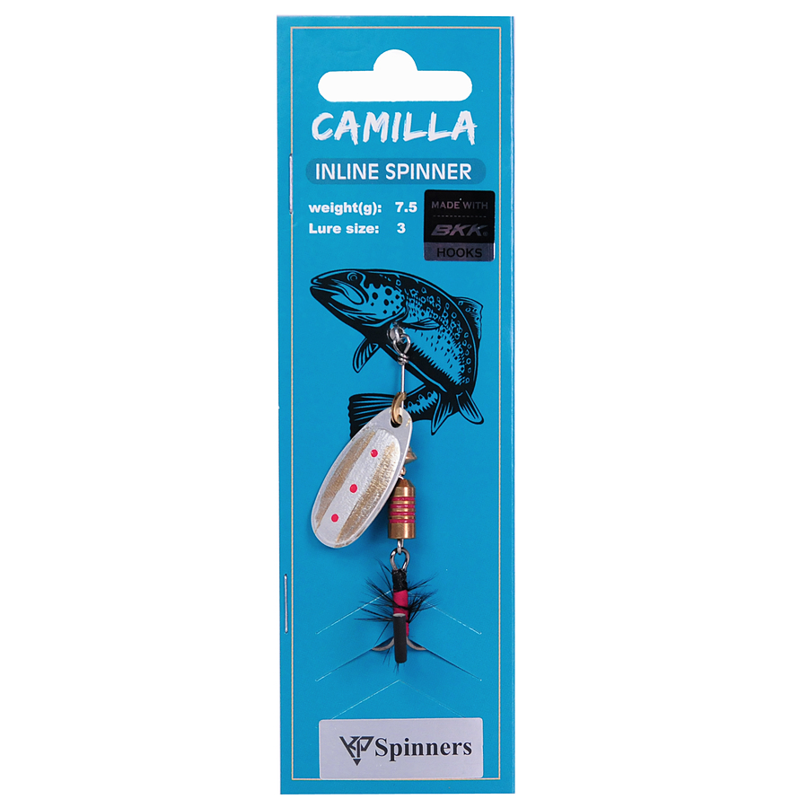 Camilla inline spinner with mouche