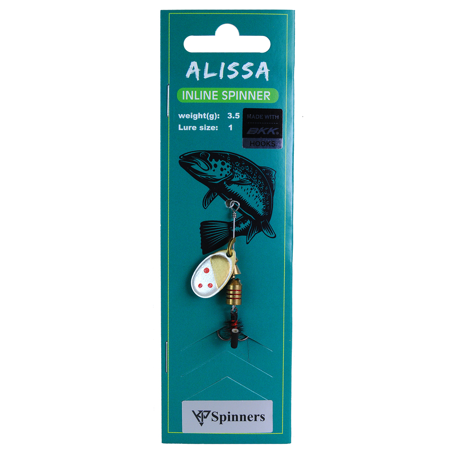 Alissa inline spinner with mouche