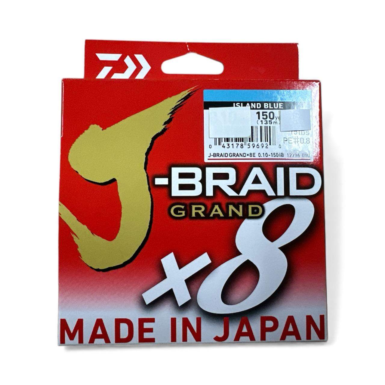 Шнур DAIWA J-Braid Grand X8 0.06mm-135m I-blue