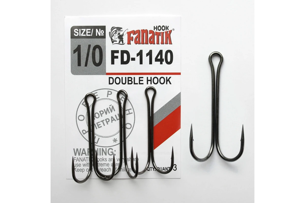 Double hooks FANATIK FD-1140