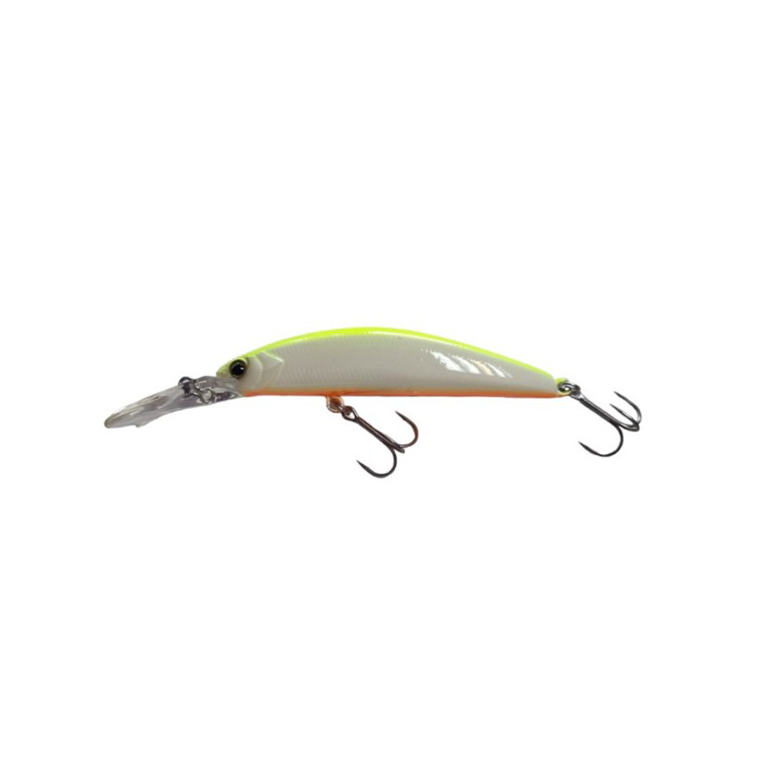 JACKALL Timon Tricolor 72MD-F 72mm 6,6g 0,8-1,2m Chartreuse Back Pearl Glow