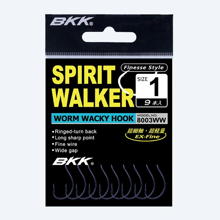 Крючки BKK Spirit Walker Worm Wacky Hook