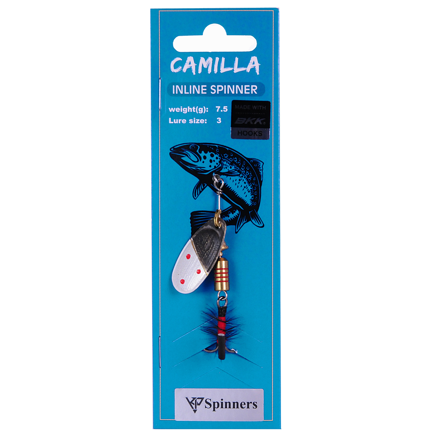 Camilla inline spinner with mouche