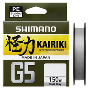Шнур SHIMANO Kairiki G5 150m 0,15mm 5,5kg Steel Gray