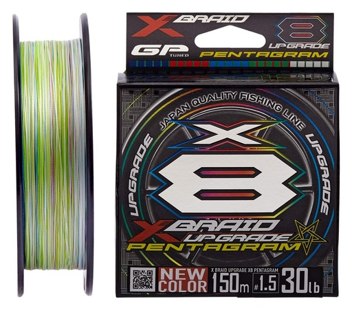 Braided line YGK X-Braid Upgrade X8 Pentagram 150m