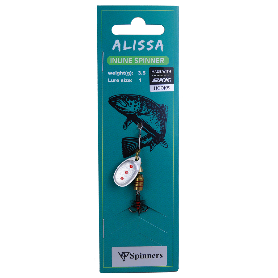 Alissa inline spinner with mouche