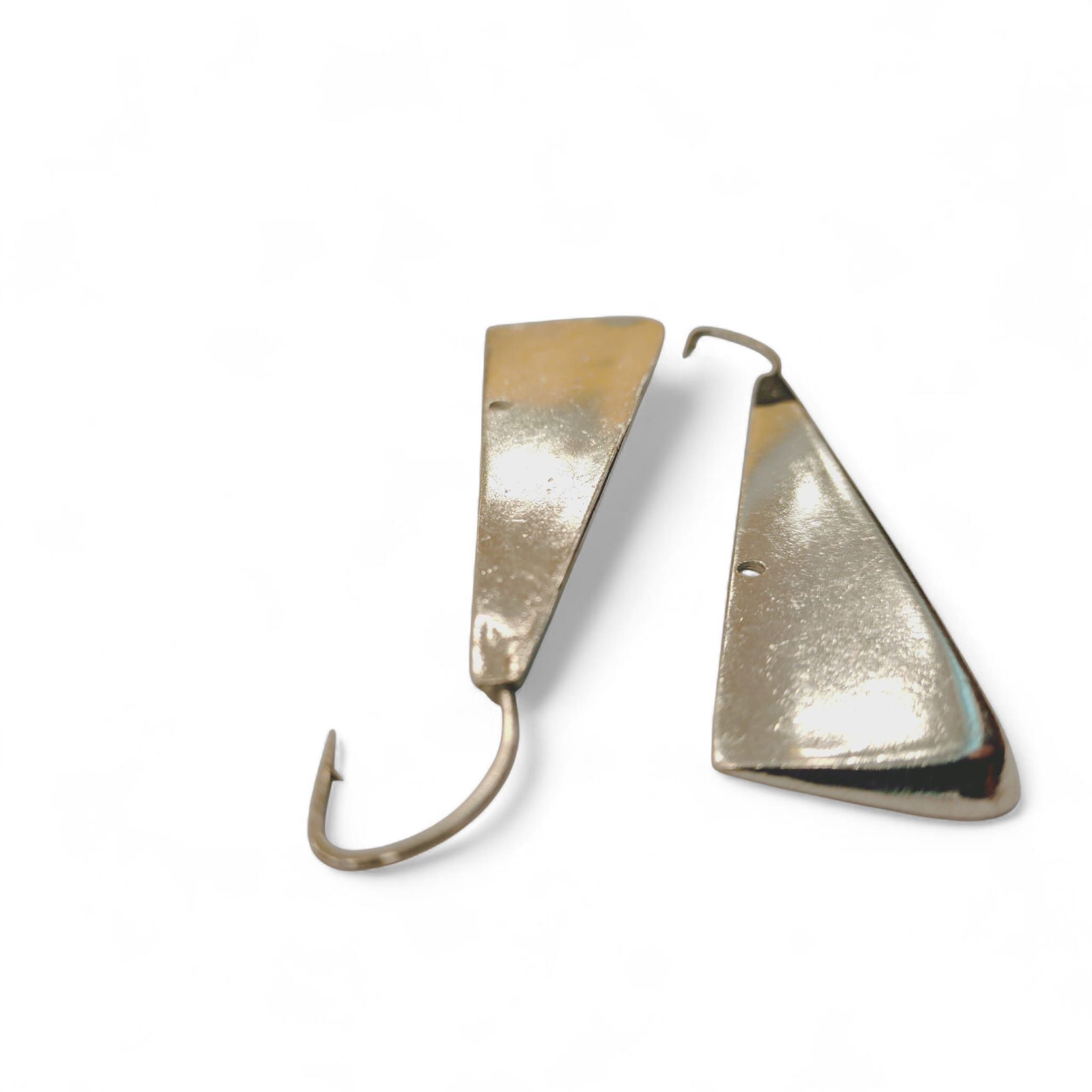 Зимняя блесна "Топор" IONOV. Ручная работа, серебряное покрытие.