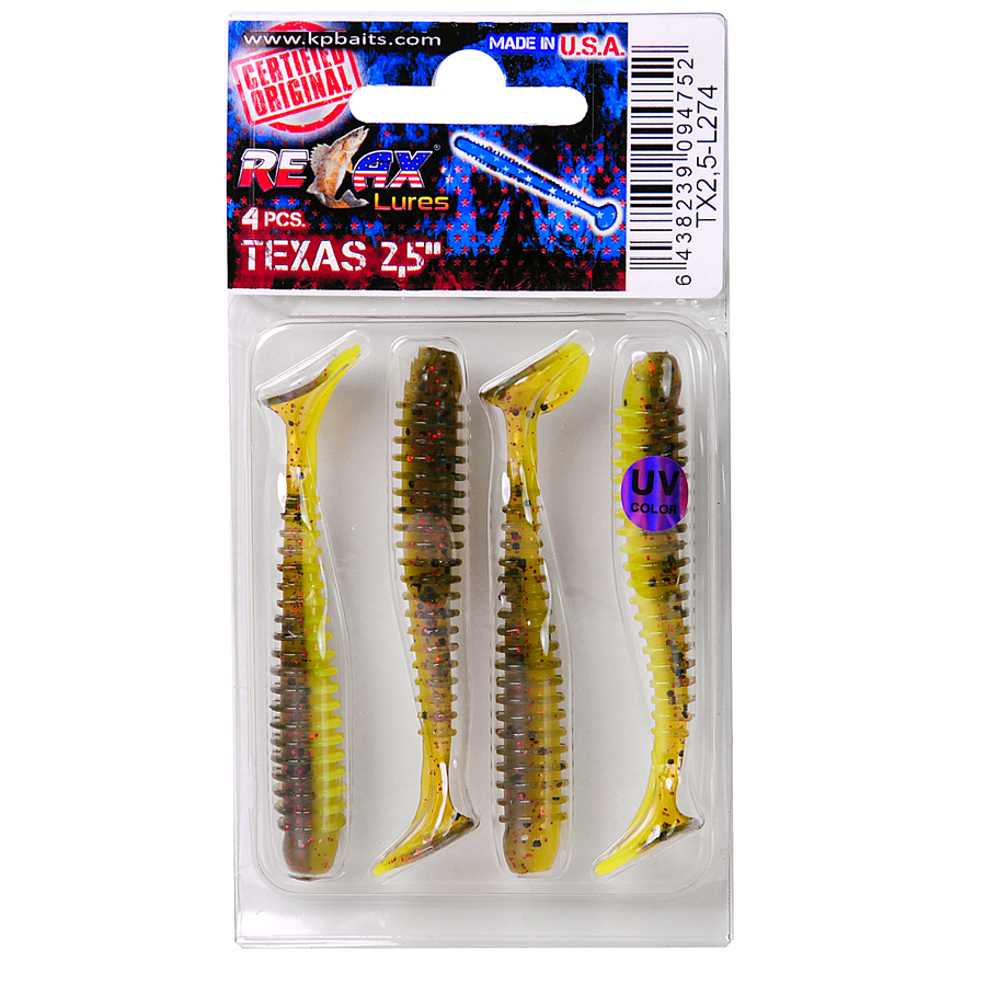 Силиконовая приманка RELAX Texas 2,5"