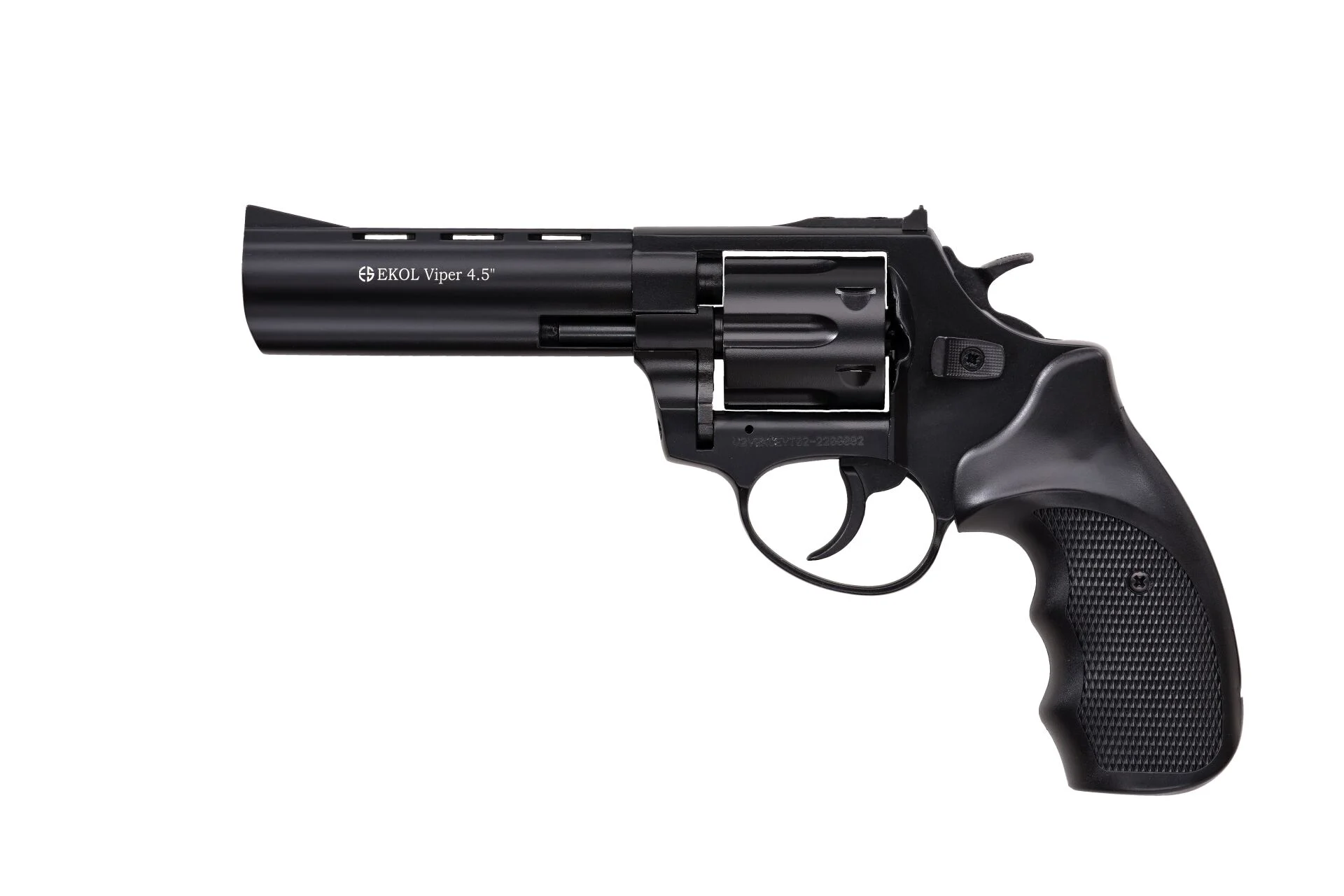 Stardipüstol EKOL BLANK STARTED REVOLVER "Viper 4,5" 9 mm P.A.K /TOP FIRE (Black)