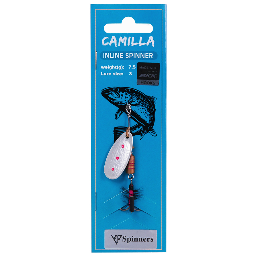 Camilla inline spinner with mouche