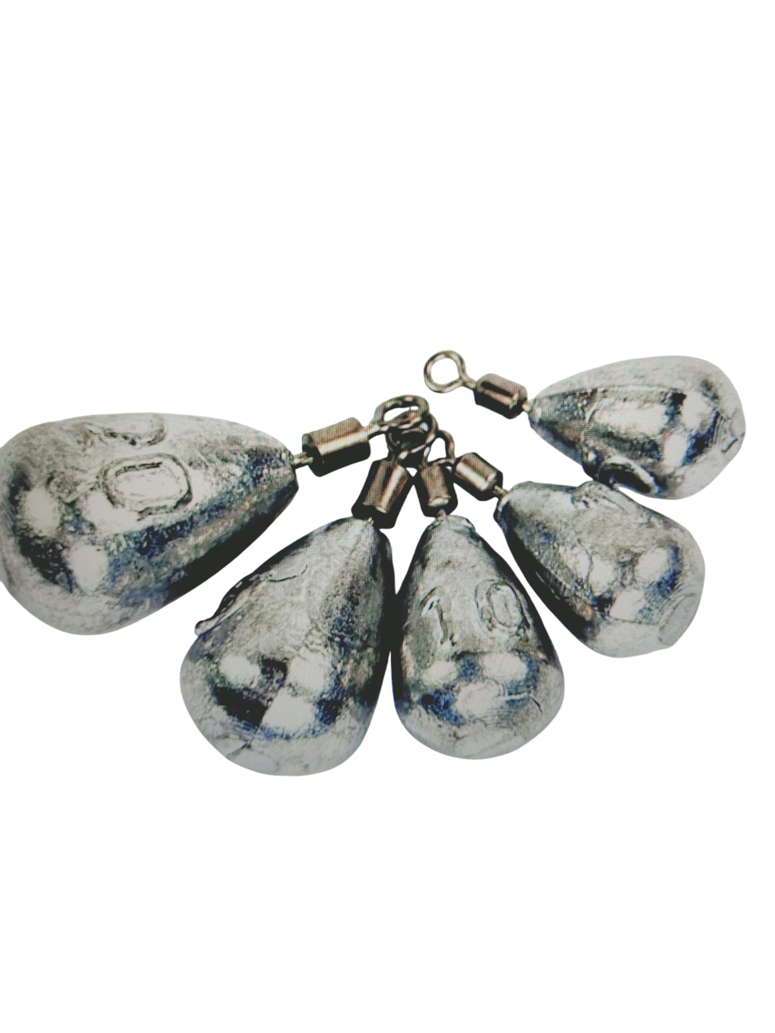 Грузило свинцовое джиг-риг с вертлюжком 