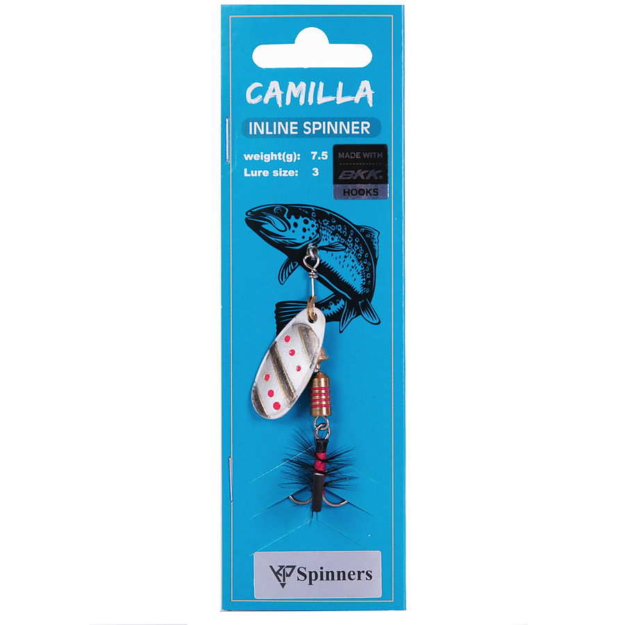 Camilla inline spinner with mouche