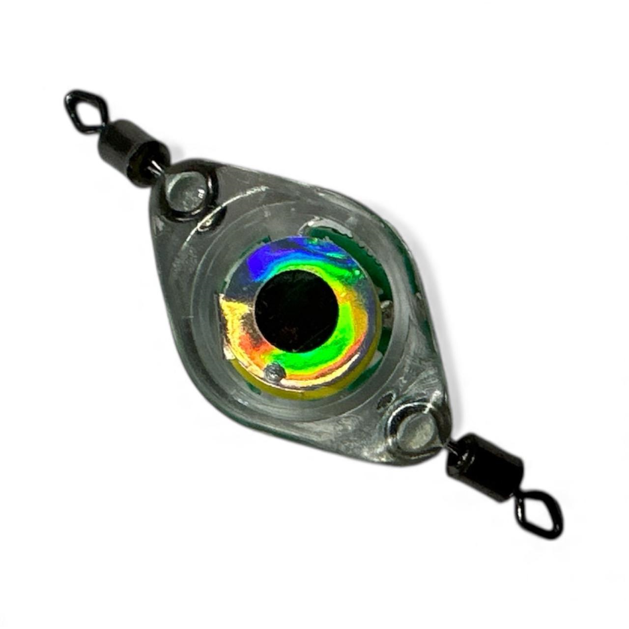 Flashing light for BTF rig 25x17mm green/red/blue 2-swivel