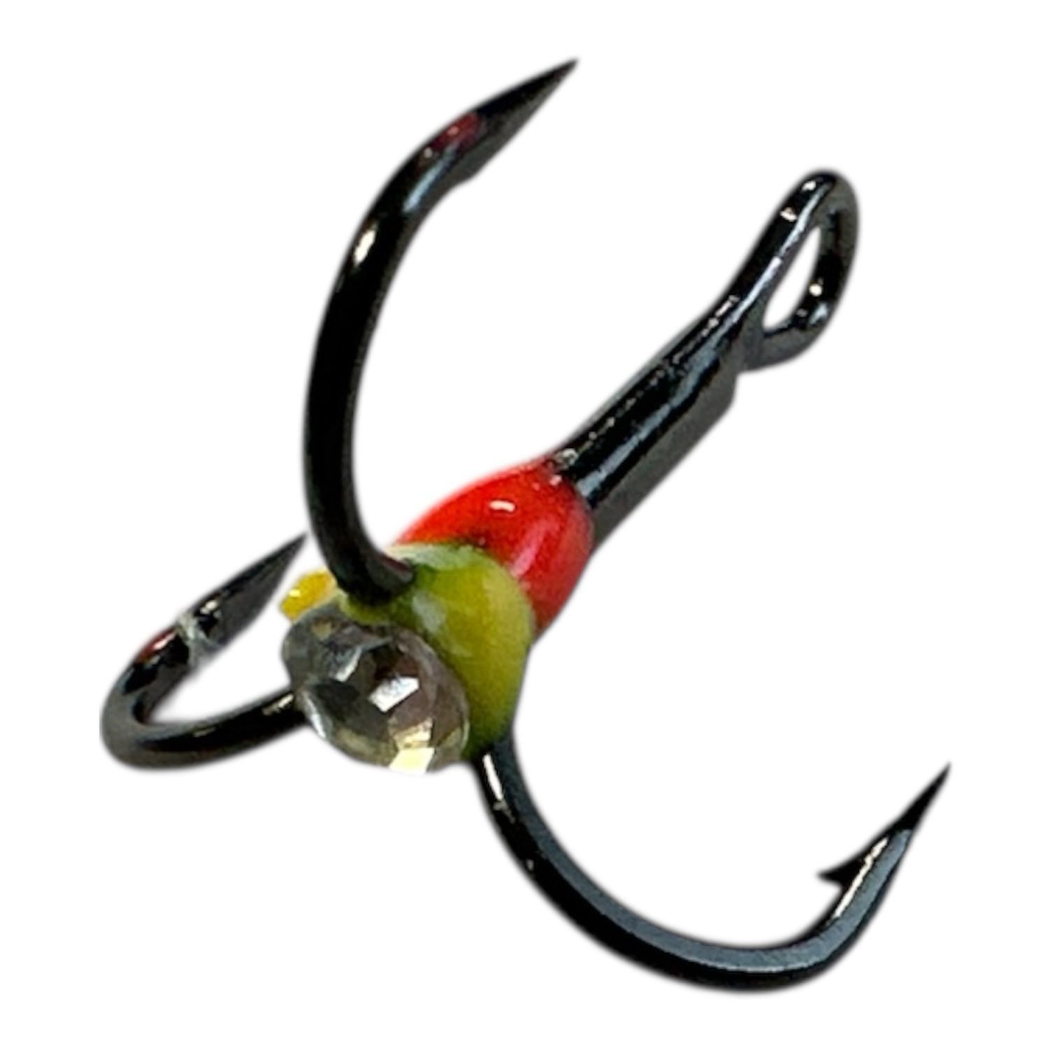 Värvikolmik KR kollane/punane kristalliga nr.6