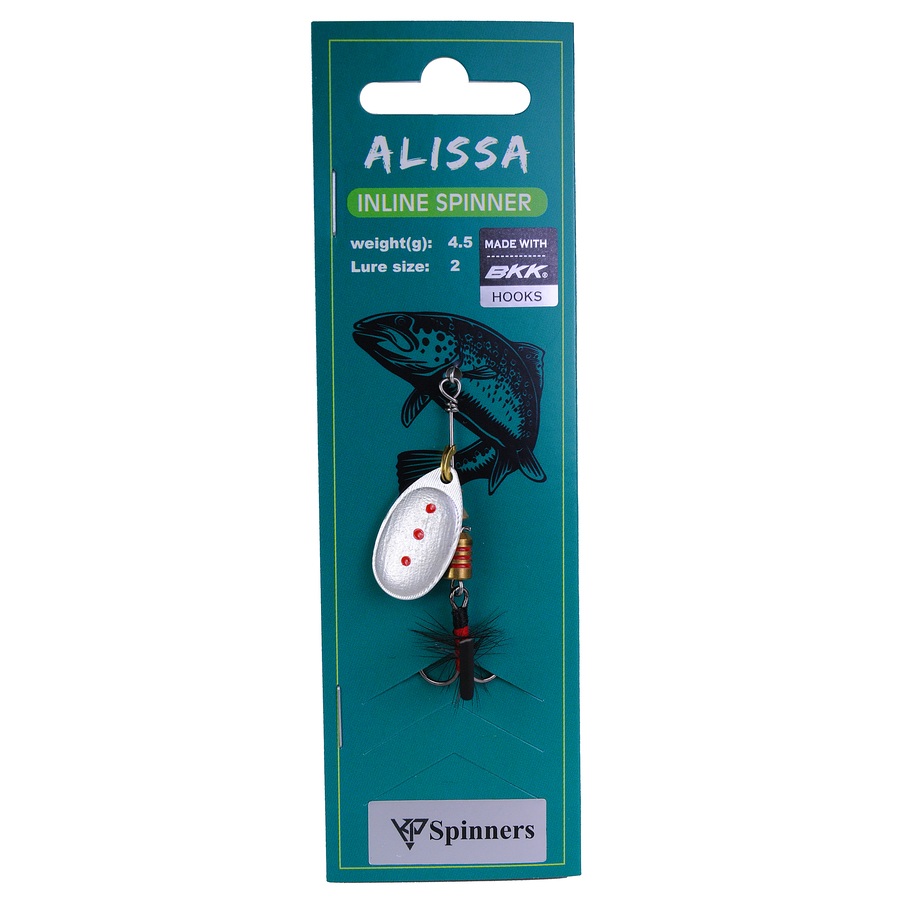 Alissa inline spinner with mouche