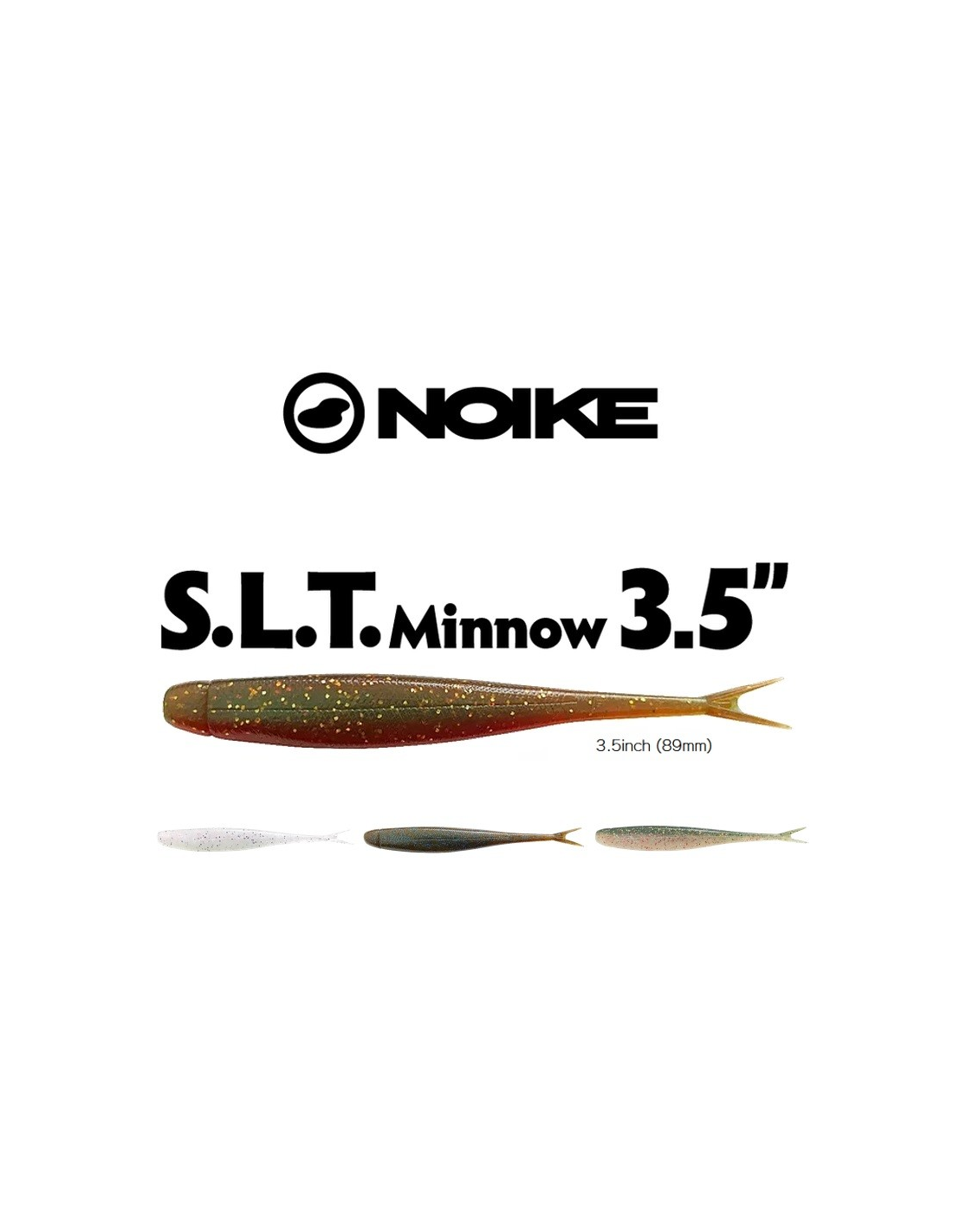 Силиконовая приманка NOIKE S.L.T Minnow 3,5" (8,9см) 8шт