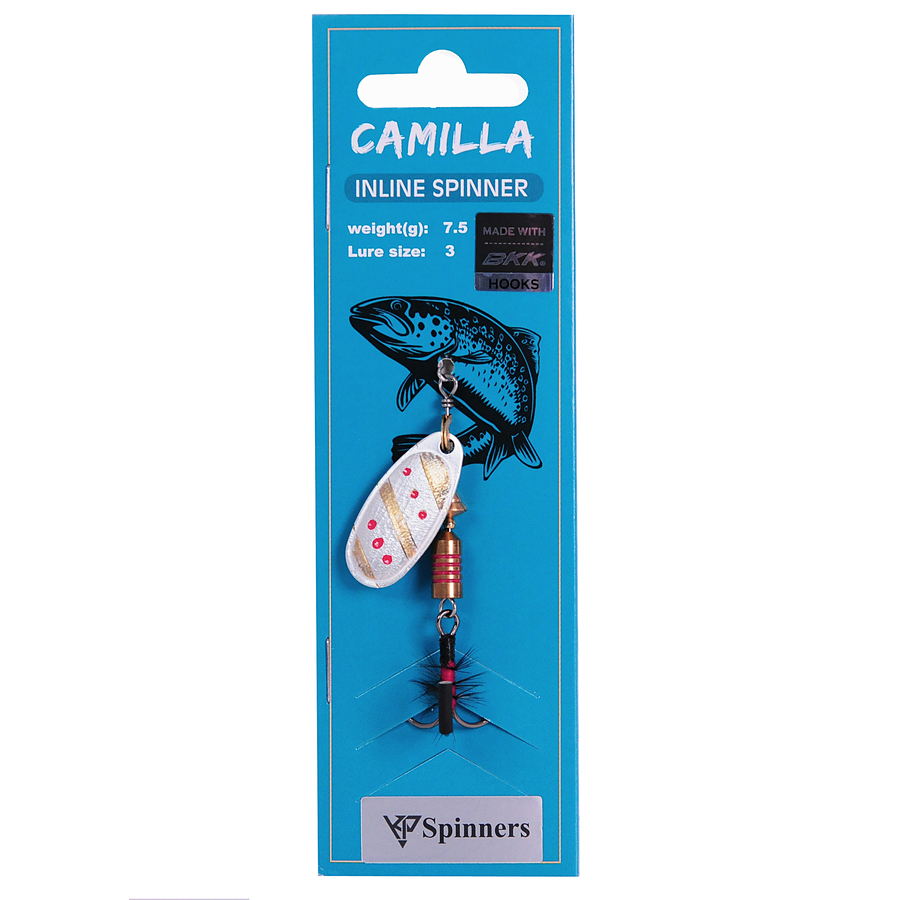 Camilla inline spinner with mouche