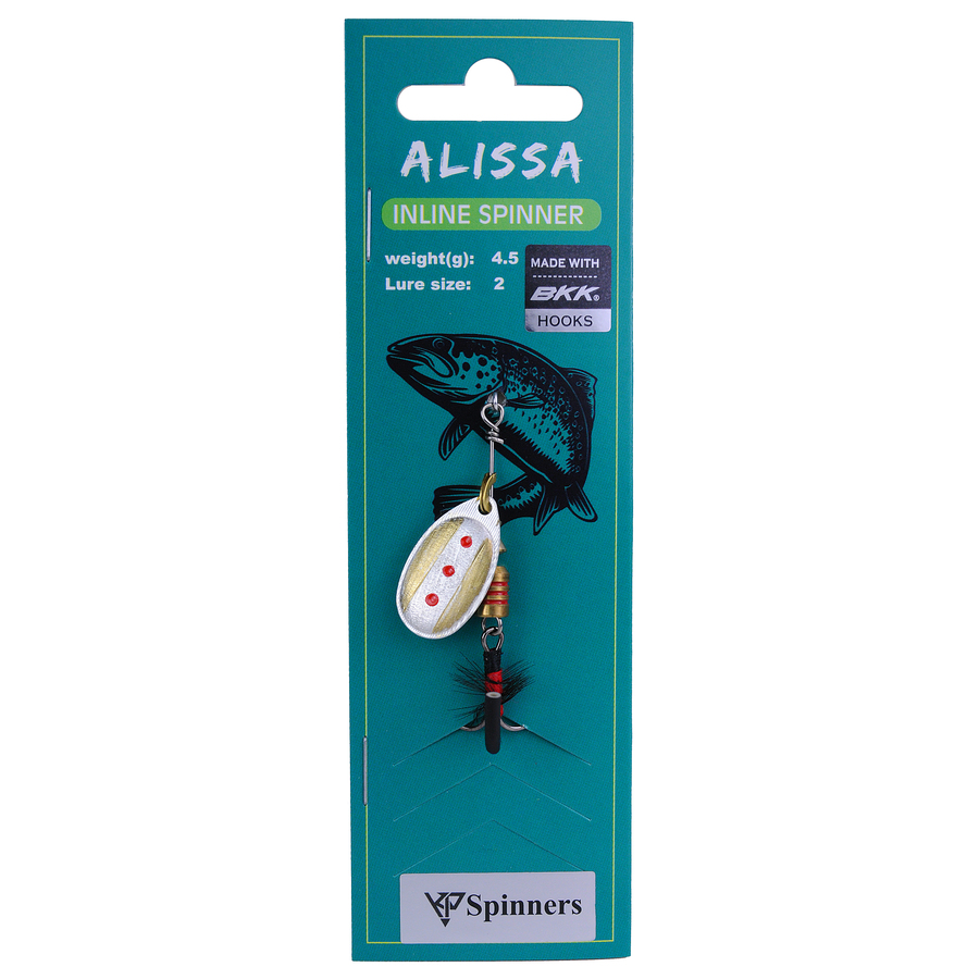 Alissa inline spinner with mouche