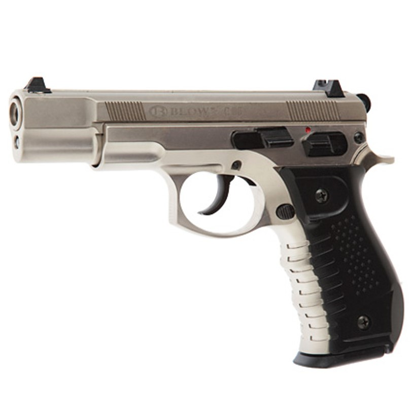 Blank Pistol BLOW i4 C75 Satina 9mm, top fire