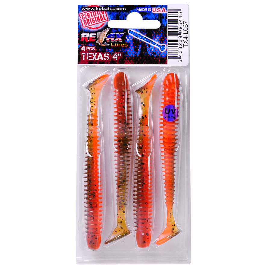 Силиконовая приманка RELAX Texas 4"