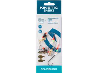 Rakendus KINETIC Advanced 360 #1/0 White Glow/Red Stripes F170-242-039
