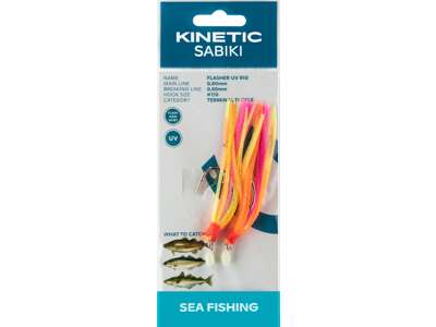 Rakendus KINETIC Flasher UV #7/0 Orange/Yellow/Pink F121-187-050