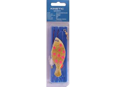 Rakendus KINETIC Jay Flounder Inline 120g #1 Glow/Pink Dots F177-152-252