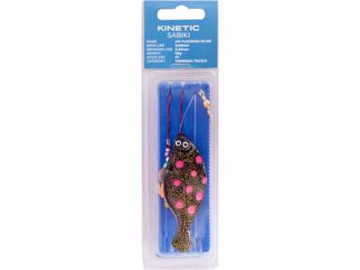 Rakendus KINETIC Jay Flounder Inline 90g #1 Black/Red Dots F177-111-250