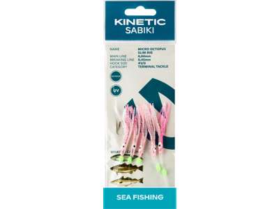 Rakendus KINETIC Micro Octopus Slim #3/0 Glow UV F115-149-045
