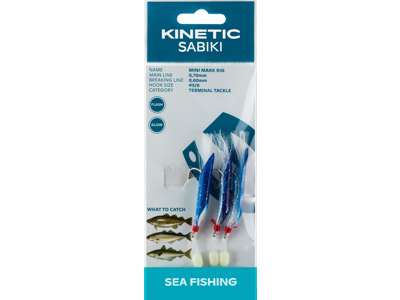 Rakendus KINETIC Mini Makk #5/0 Blue/Silver F120-122-048