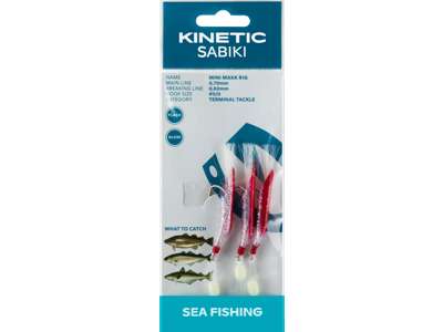 Rakendus KINETIC Mini Makk #5/0 Red/Silver F120-227-048