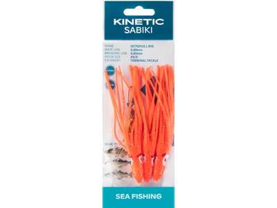Rakendus KINETIC Octopus L #6/0 Red/Glow F119-229-049
