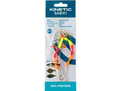 Rakendus KINETIC Scandic #1/0 Yellow/Red/Orange F172-258-039