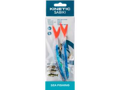 Rakendus KINETIC Soft Tail UV #8/0 Blue Fire Tail F122-115-051