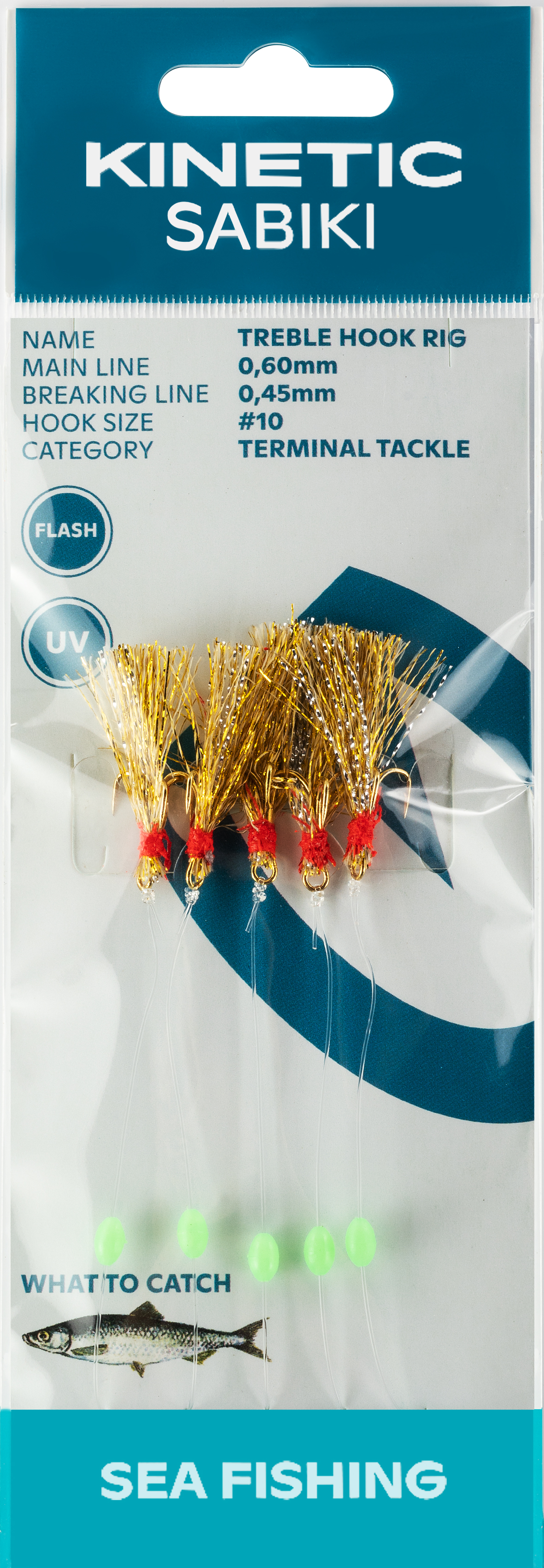 Rakendus KINETIC Treble Hook #10 Copper Flash F109-133-007