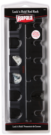 Ridvahoidja seinale RAPALA Lock`n Hold Rod Rack PGRH-6 (6-le ridvale) 100909