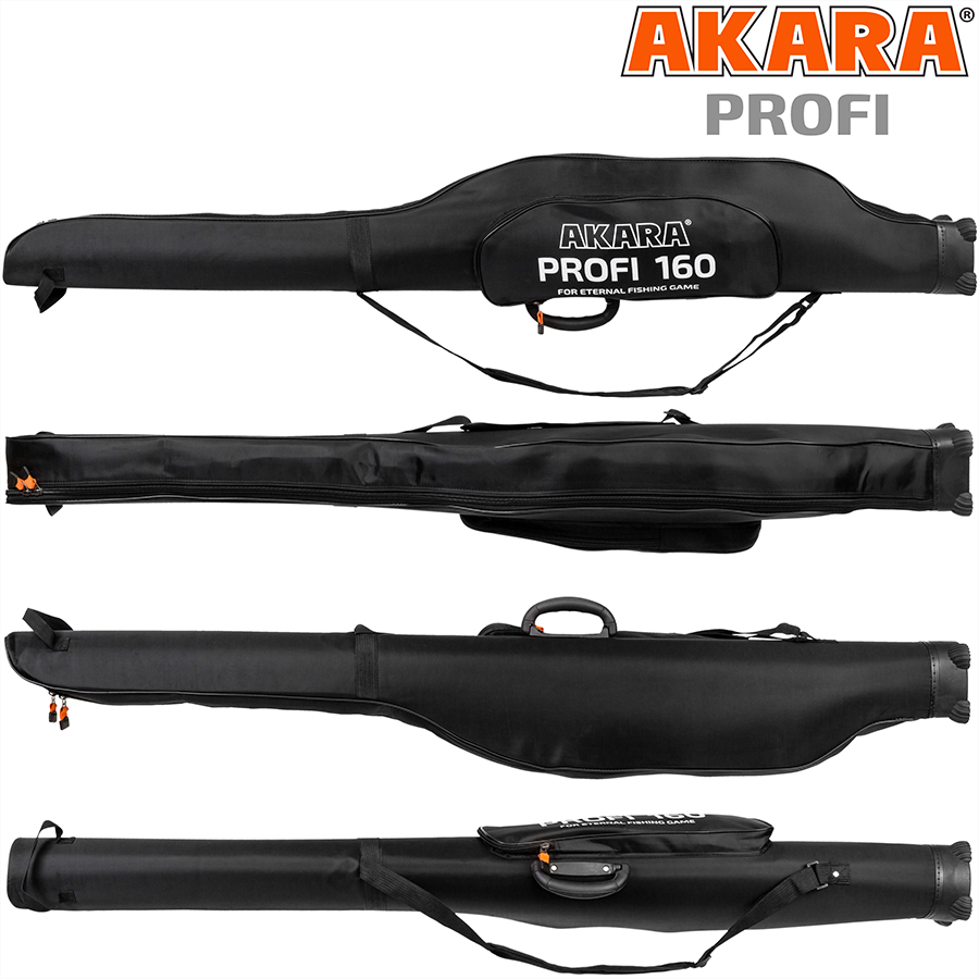 Ridvakott AK Profi 160cm, 1 tasku must CAP-160