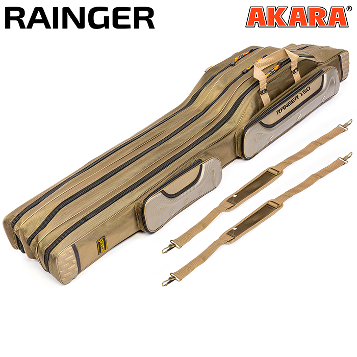 Ridvakott AK Rainger 135cm 3 lahtrit, 2 taskut, roheline CAR-135