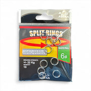 Rõngad ATORA Split ring nr.6 test 22kg 10tk 2060042-06