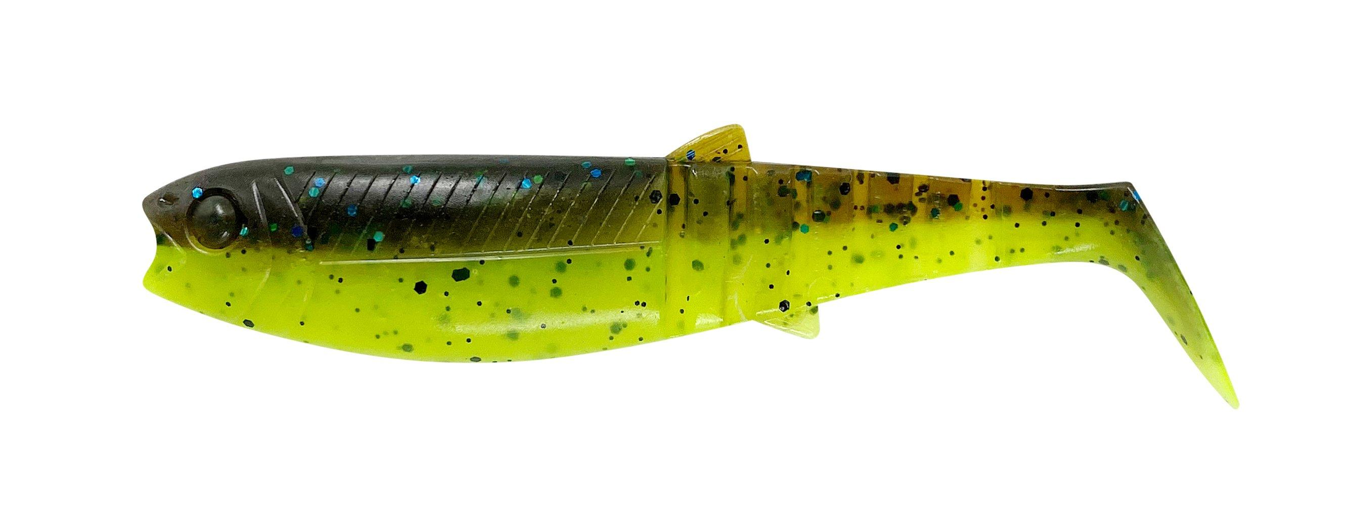 SAVAGE GEAR Cannibal Shad 6.8cm 3g Chartreuse Pumpkin 1pc 77086