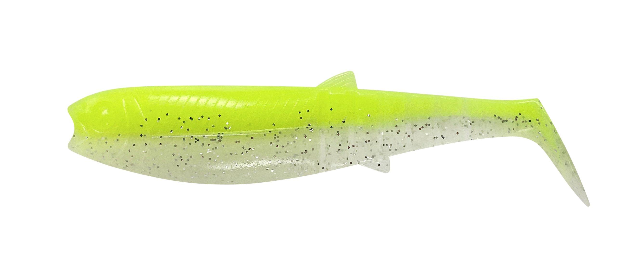SAVAGE GEAR Cannibal Shad 6.8cm 3g Flou Yellow Glow 1pc 77088