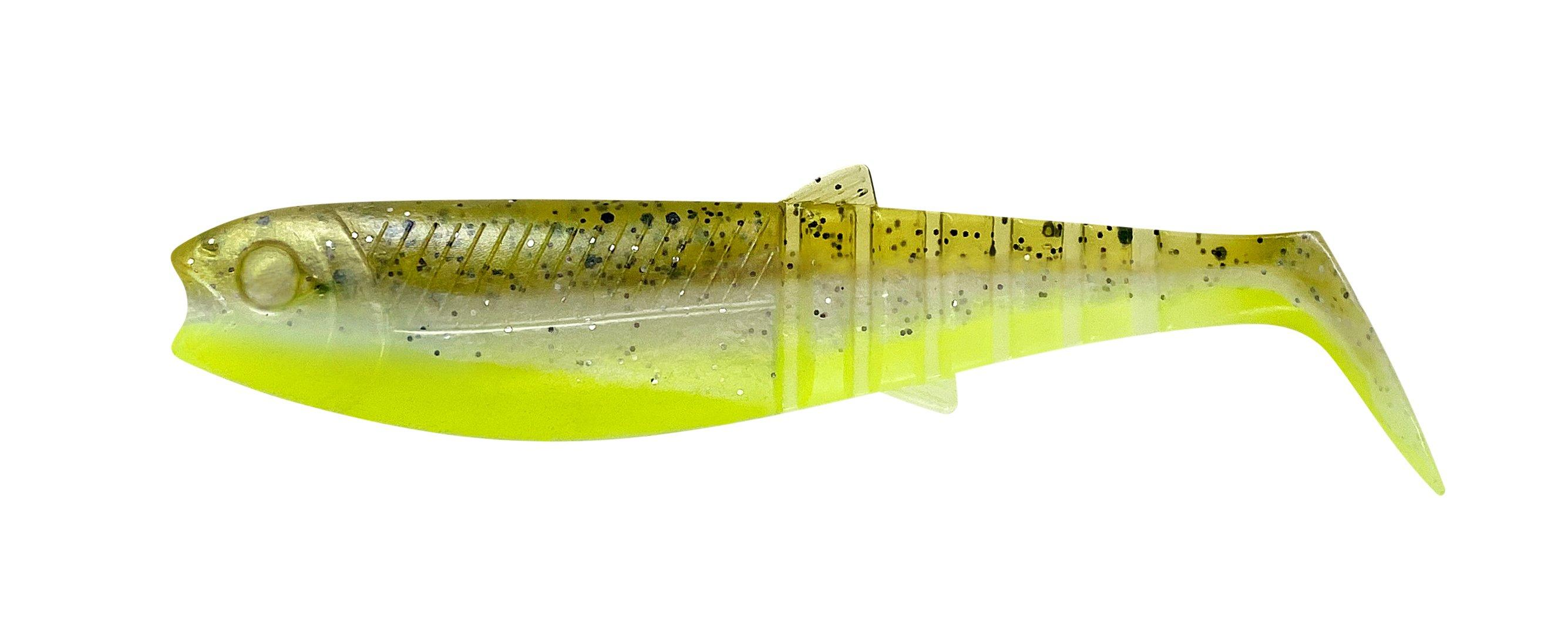 SAVAGE GEAR Cannibal Shad 6.8cm 3g Green Pearl Yellow 1pc 77083
