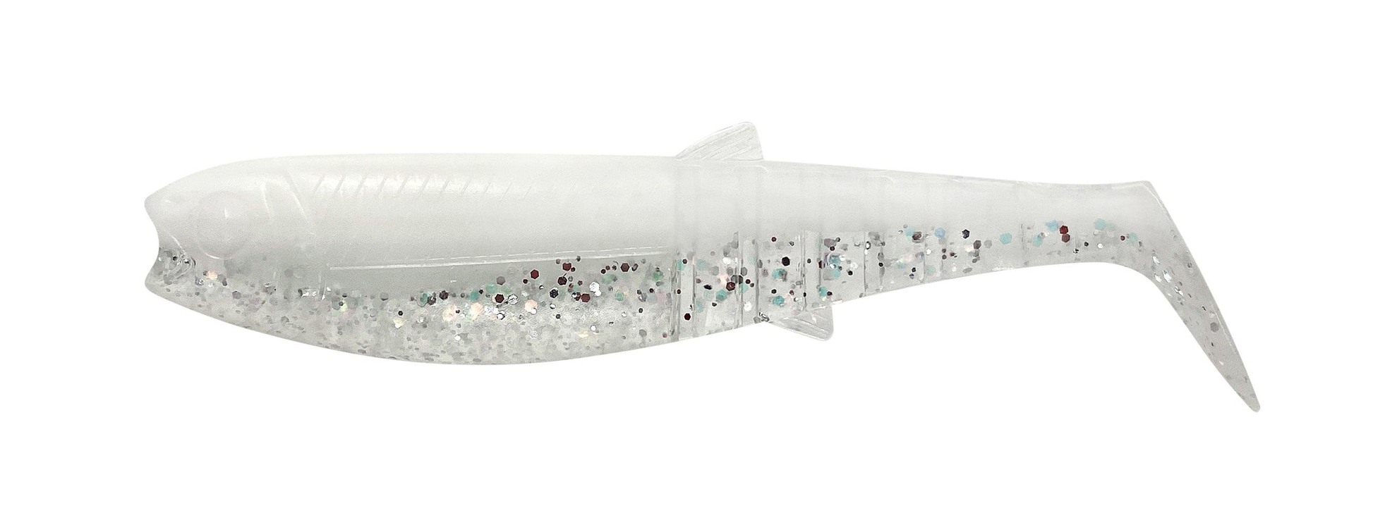 SAVAGE GEAR Cannibal Shad 6.8cm 3g White Flash 1pc 77087