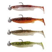 SAVAGE GEAR Fat Minnow T-Tail RTF 10.5cm 11g + 10g #3/0 Sinking Clearwat 77019