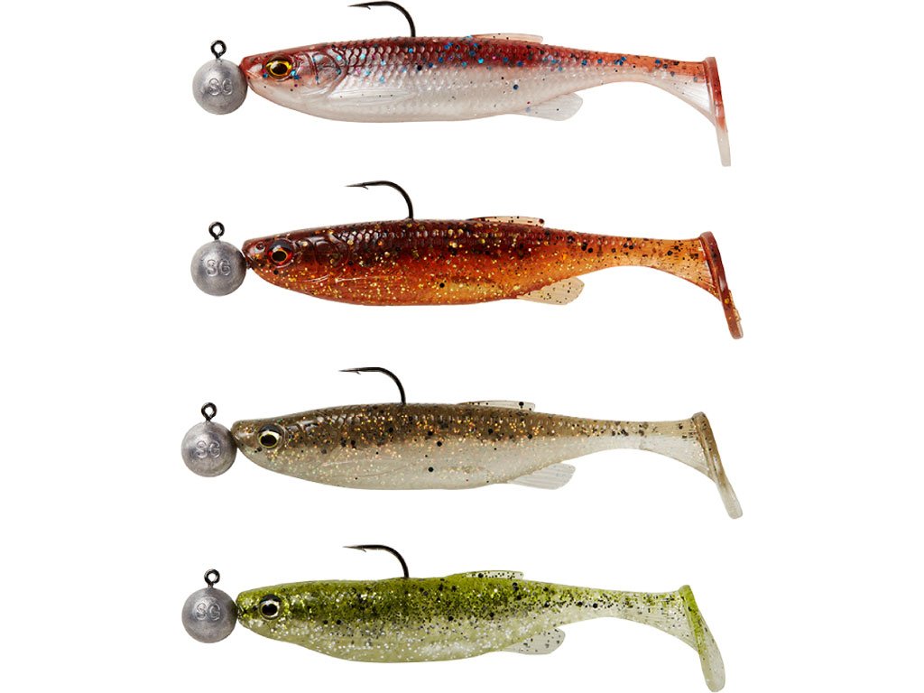 SAVAGE GEAR Fat Minnow T-Tail RTF 7.5cm 5g + 7.5g #1/0 Sinking Clearwate 77015