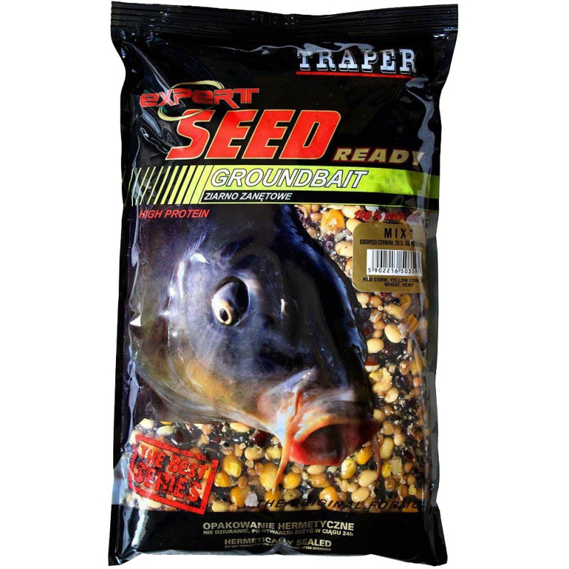Söödalisand TRAPER MIX 7 (punane mais,mais,soja,nisu,kanep) 1kg 03056