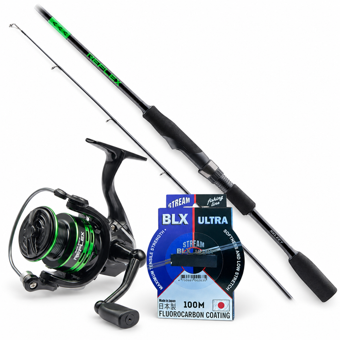 Spinningu komplekt SELECT Reflex 2,3m 5-23g, rull + tamiil