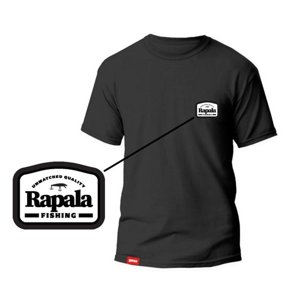 T-särk RAPALA Black Unmatched Quality T-Shirt L 154169